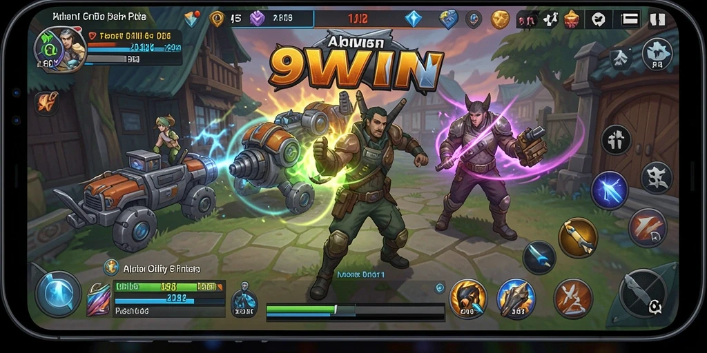 Tampilan antarmuka pengguna 9WIN yang intuitif dan menarik.