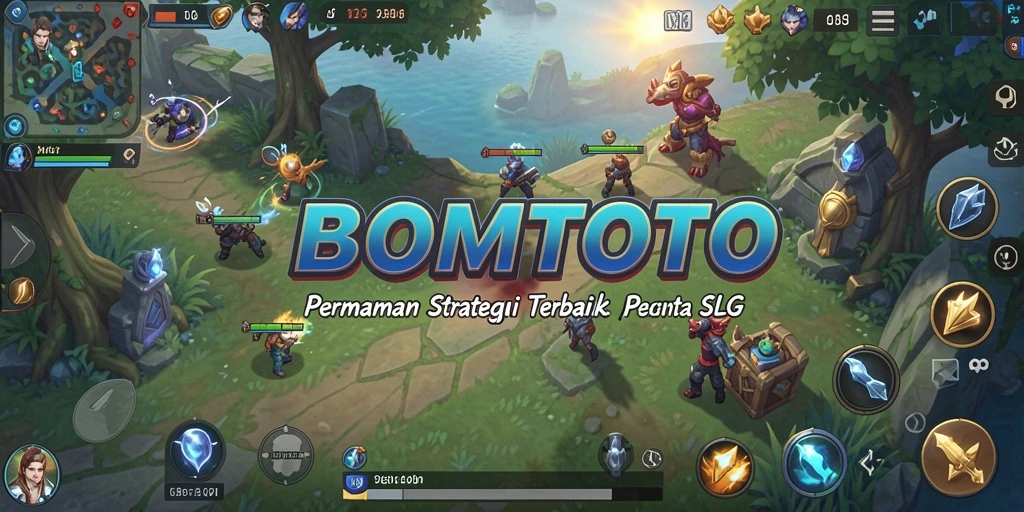 Tangkapan layar menampilkan aksi penuh strategi dalam BOMTOTO.