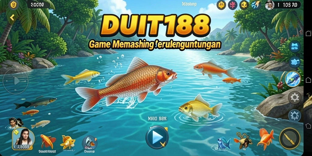 Tangkapan ikan yang memukau dalam gameplay DUIT188.