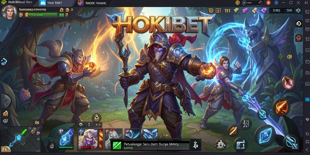 Gameplay HOKIBET yang mendebarkan dan penuh aksi di dunia MMORPG.