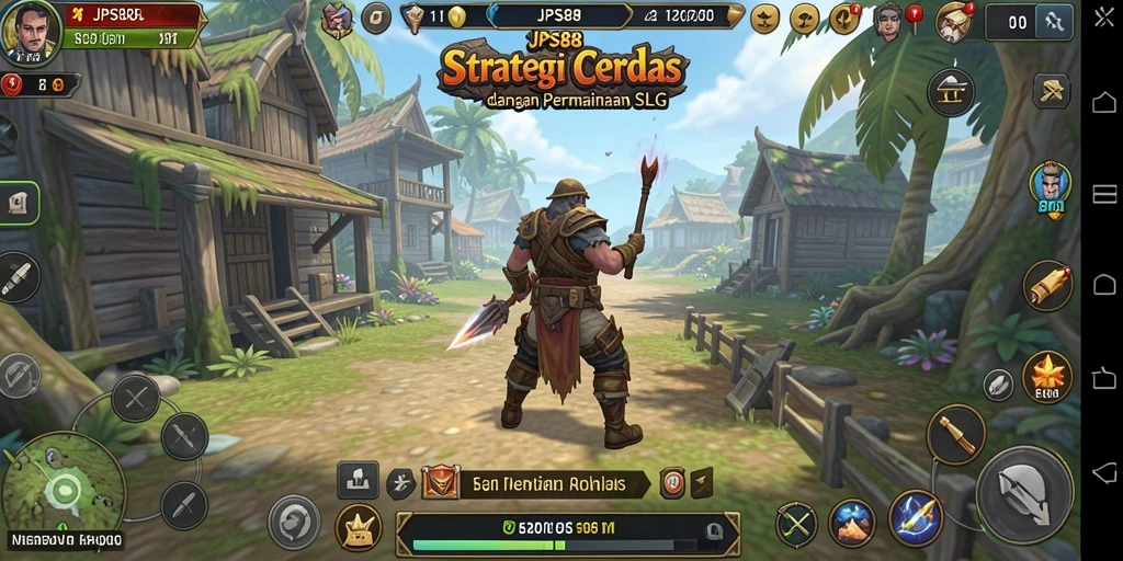 Tampilan gameplay menarik yang menunjukkan aksi strategi dalam JPS88.