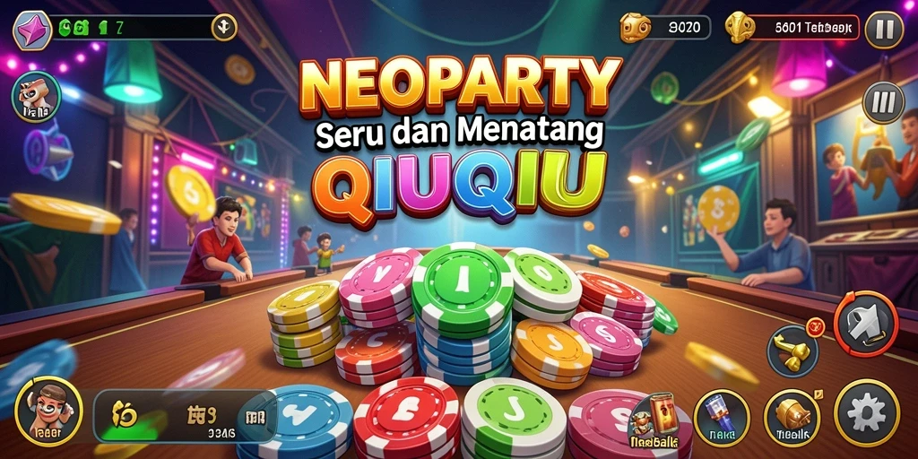 Tangkapan layar menampilkan aksi epik permainan QiuQiu.