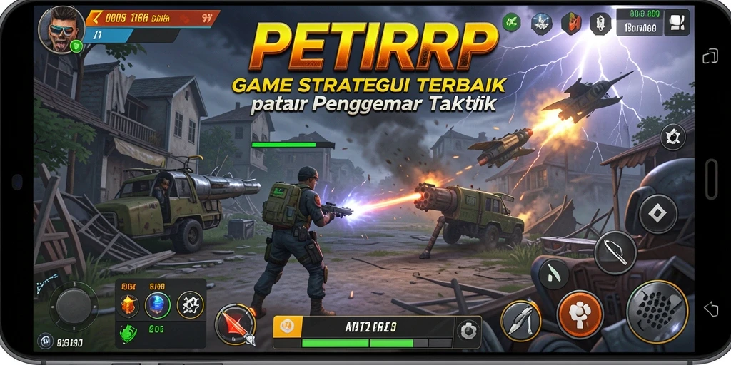 Tampilan gameplay <strong>PETIRRP</strong> yang intens dan penuh aksi.