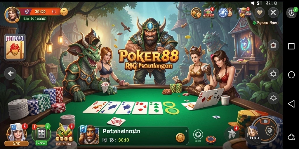 Gameplay seru di dunia fantasi POKER88 yang memikat.