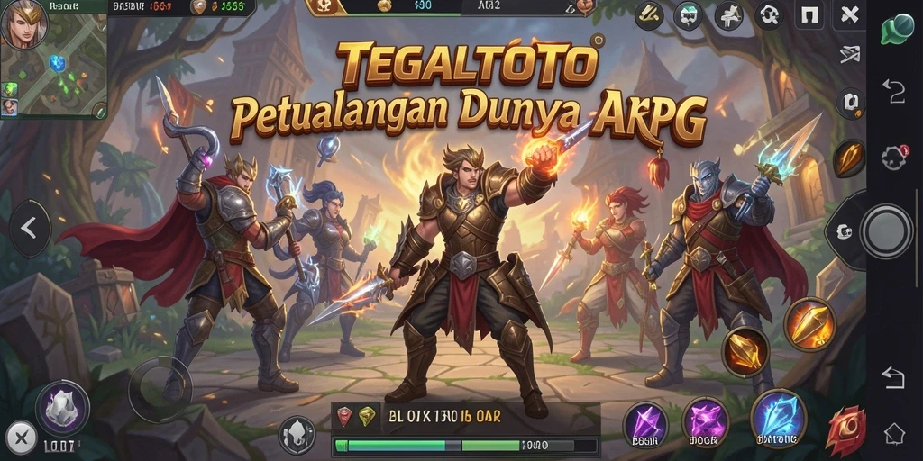 Tampilan gameplay seru dalam dunia petualangan TEGALTOTO.