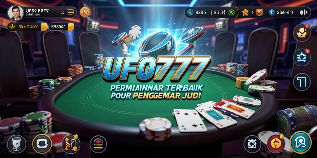 Tampilan utama gameplay <strong>UFO777</strong> yang menarik untuk permainan Poker